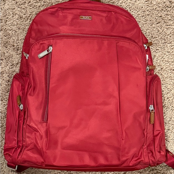 Tumi Handbags - Tumi Maroon Women's Backpack